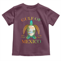 Gulf Of America Est 2025 Toddler T Shirt Funny Turtle Beach Vibe