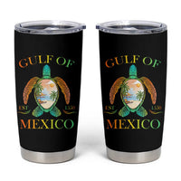 Gulf Of America Est 2025 Tumbler Cup Funny Turtle Beach Vibe