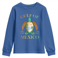 Gulf Of America Est 2025 Youth Sweatshirt Funny Turtle Beach Vibe