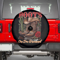 Boots On The Ground Spare Tire Cover Cowgirl Line Dance Western Cowboy