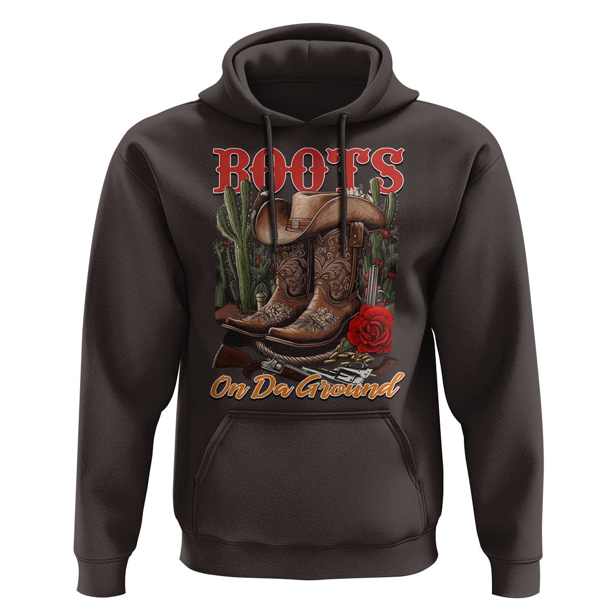 Boots On The Ground Hoodie Cowgirl Line Dance Western Cowboy