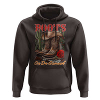 Boots On The Ground Hoodie Cowgirl Line Dance Western Cowboy