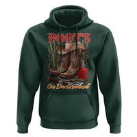Boots On The Ground Hoodie Cowgirl Line Dance Western Cowboy