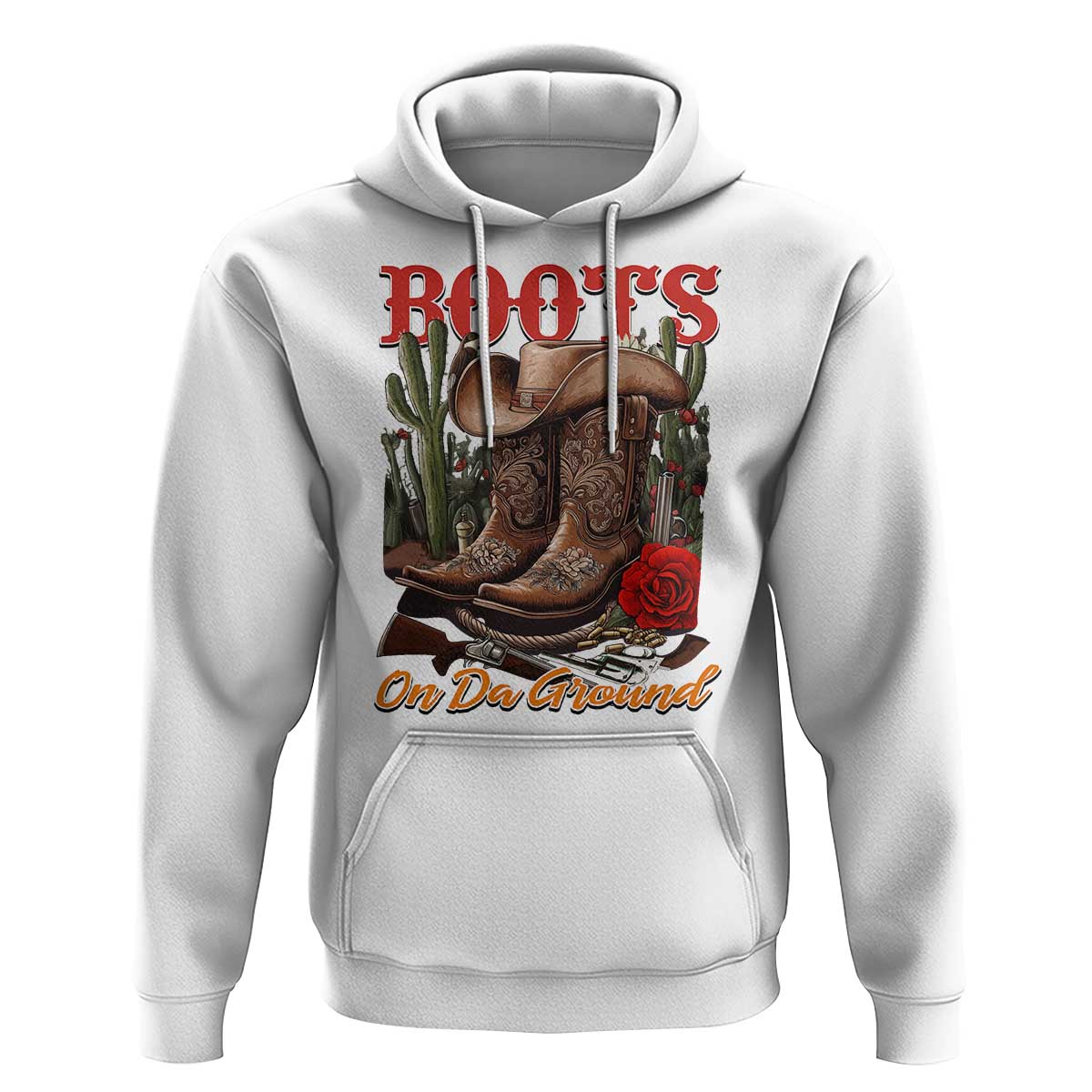 Boots On The Ground Hoodie Cowgirl Line Dance Western Cowboy