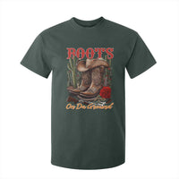 Boots On The Ground T Shirt For Kid Cowgirl Line Dance Western Cowboy