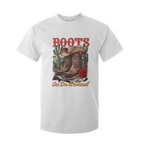 Boots On The Ground T Shirt For Kid Cowgirl Line Dance Western Cowboy