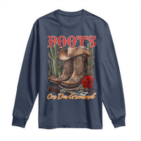 Boots On The Ground Long Sleeve Shirt Cowgirl Line Dance Western Cowboy