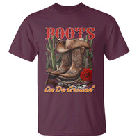 Boots On The Ground T Shirt Cowgirl Line Dance Western Cowboy