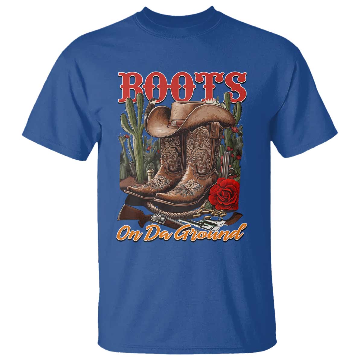 Boots On The Ground T Shirt Cowgirl Line Dance Western Cowboy