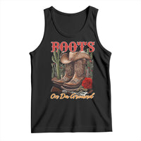 Boots On The Ground Tank Top Cowgirl Line Dance Western Cowboy