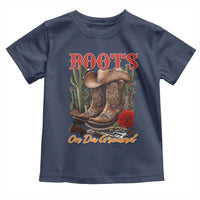 Boots On The Ground Toddler T Shirt Cowgirl Line Dance Western Cowboy