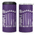 Purple Up For Military Kids 4 in 1 Can Cooler Tumbler American Flag Air Force Military Child Month