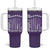 Purple Up For Military Kids Tumbler With Handle American Flag Air Force Military Child Month