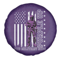 Purple Up For Military Kids Spare Tire Cover Military Child Month