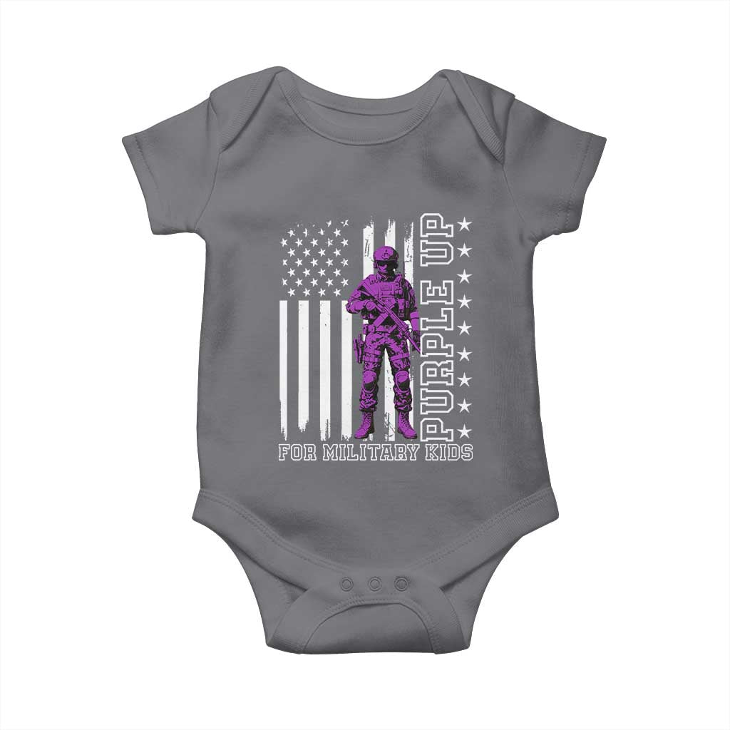 Purple Up For Military Kids Baby Onesie Military Child Month
