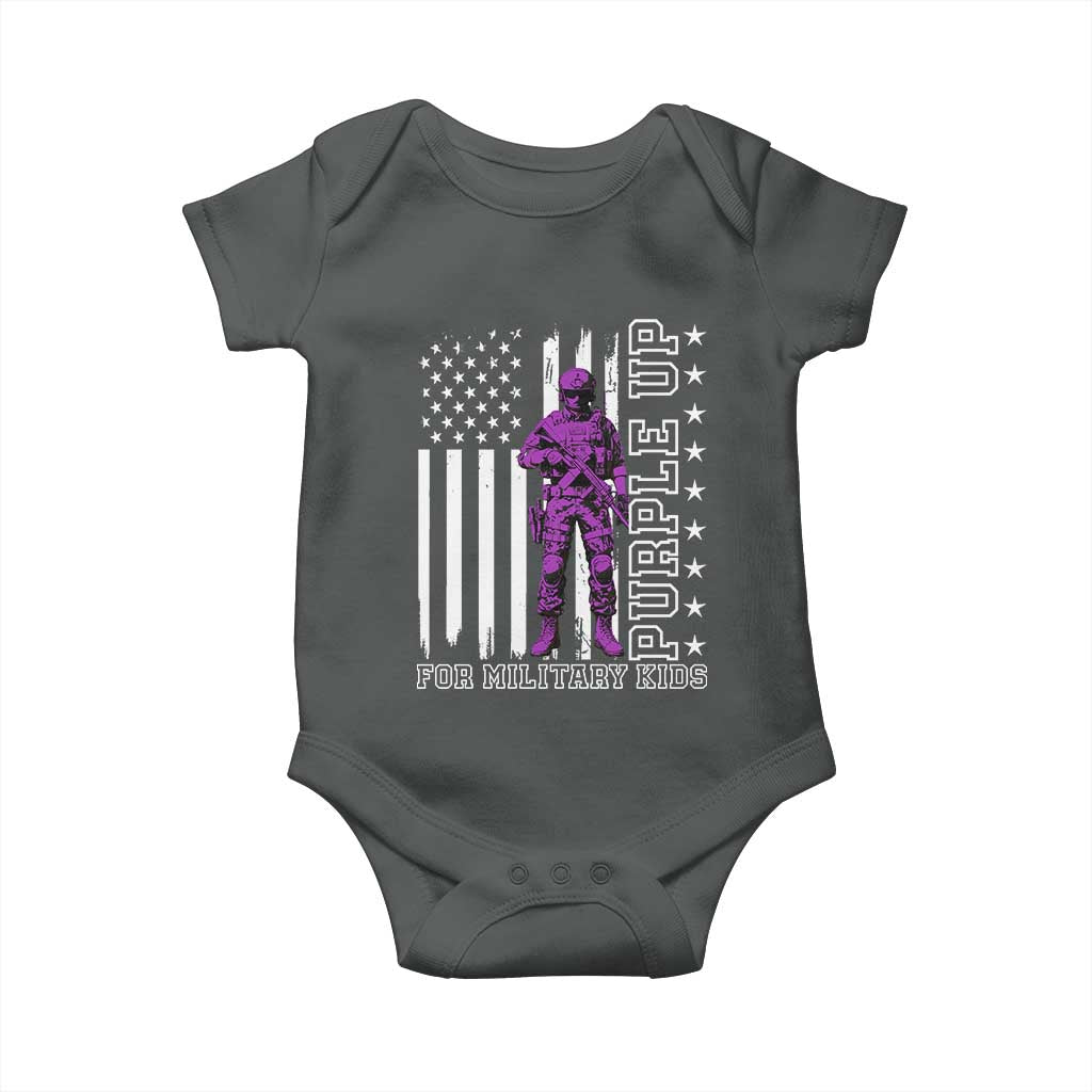 Purple Up For Military Kids Baby Onesie Military Child Month