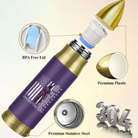 Purple Up For Military Kids Bullet Tumbler Military Child Month