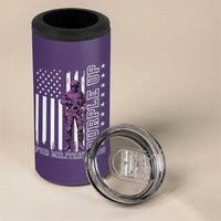 Purple Up For Military Kids 4 in 1 Can Cooler Tumbler Military Child Month