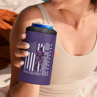 Purple Up For Military Kids 4 in 1 Can Cooler Tumbler Military Child Month