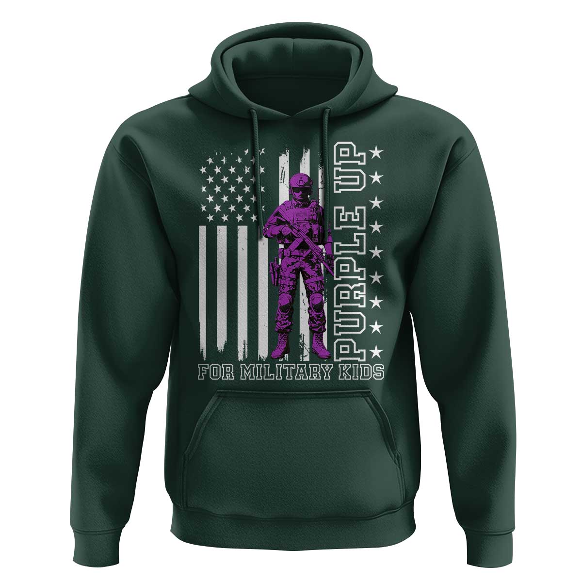 Purple Up For Military Kids Hoodie Military Child Month