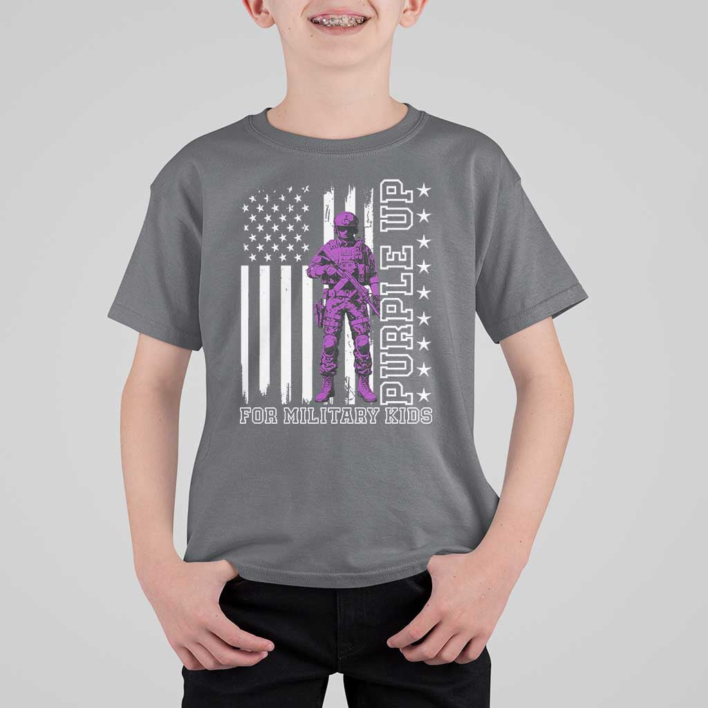 Purple Up For Military Kids T Shirt For Kid Military Child Month