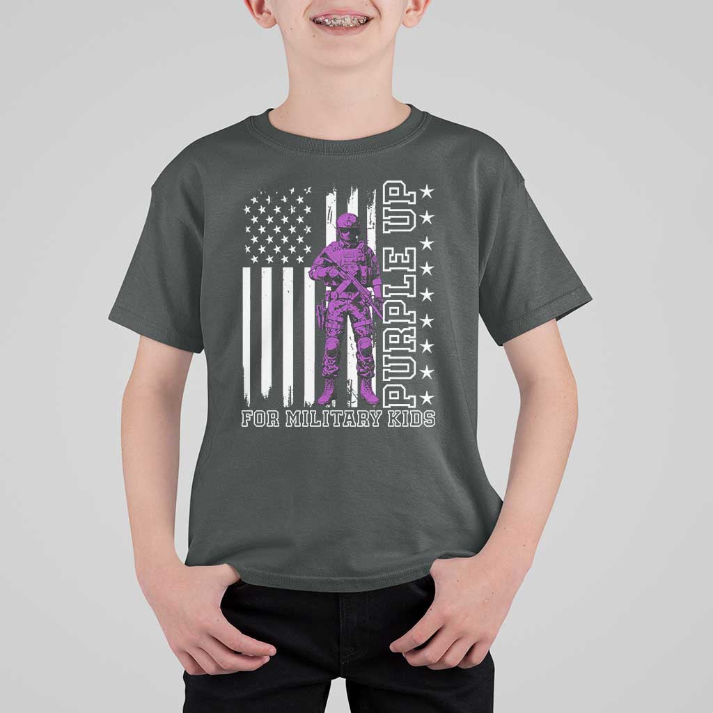 Purple Up For Military Kids T Shirt For Kid Military Child Month