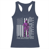 Purple Up For Military Kids Racerback Tank Top Military Child Month