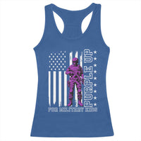 Purple Up For Military Kids Racerback Tank Top Military Child Month