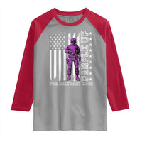 Purple Up For Military Kids Raglan Shirt Military Child Month