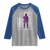 Purple Up For Military Kids Raglan Shirt Military Child Month