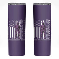 Purple Up For Military Kids Skinny Tumbler Military Child Month