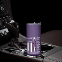 Purple Up For Military Kids Skinny Tumbler Military Child Month