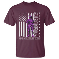 Purple Up For Military Kids T Shirt Military Child Month