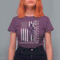 Purple Up For Military Kids T Shirt For Women Military Child Month