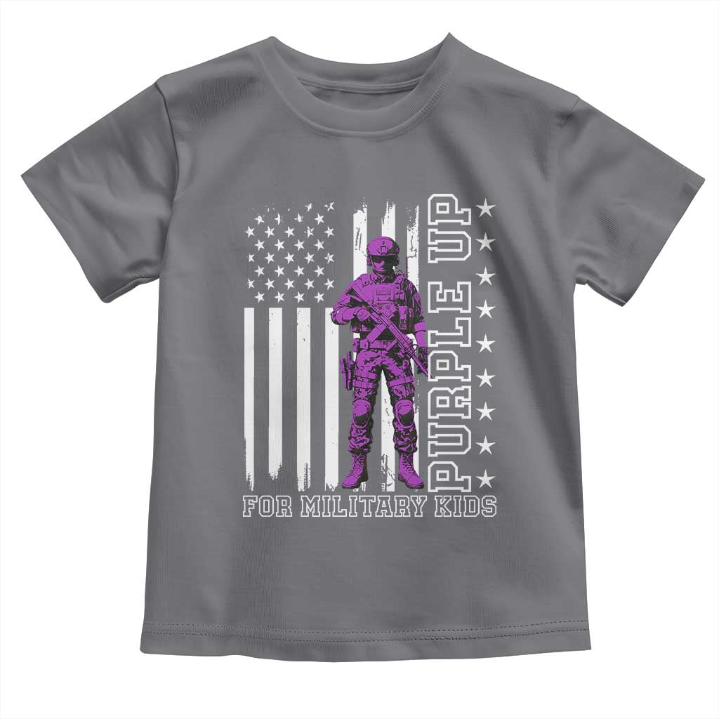 Purple Up For Military Kids Toddler T Shirt Military Child Month