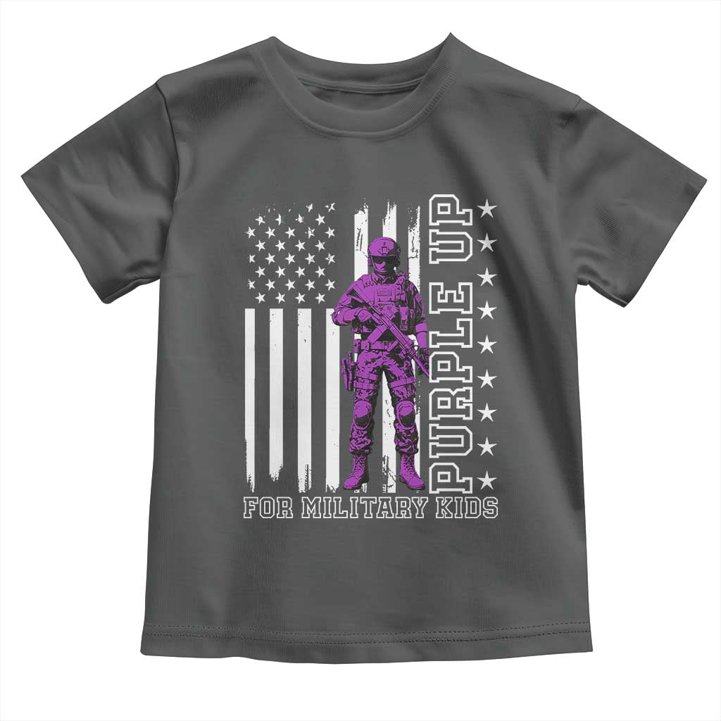Purple Up For Military Kids Toddler T Shirt Military Child Month