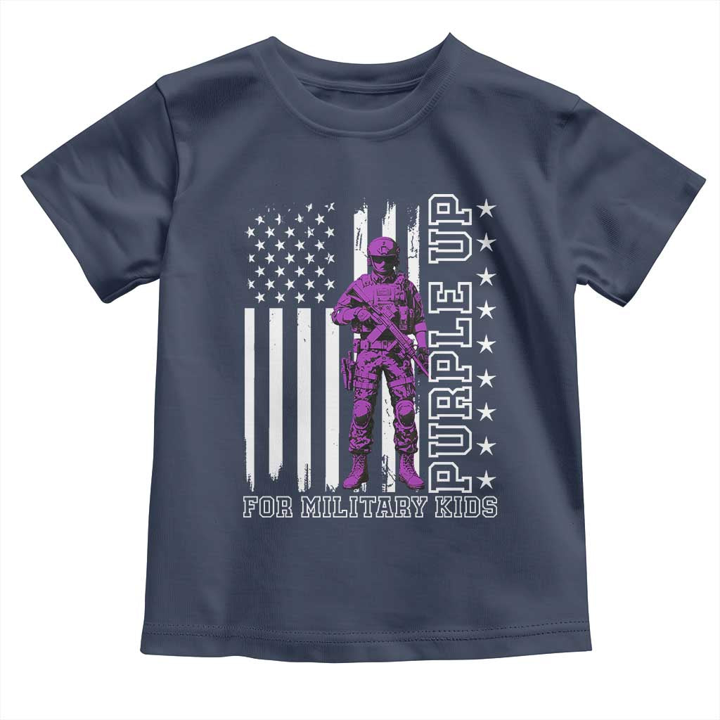 Purple Up For Military Kids Toddler T Shirt Military Child Month