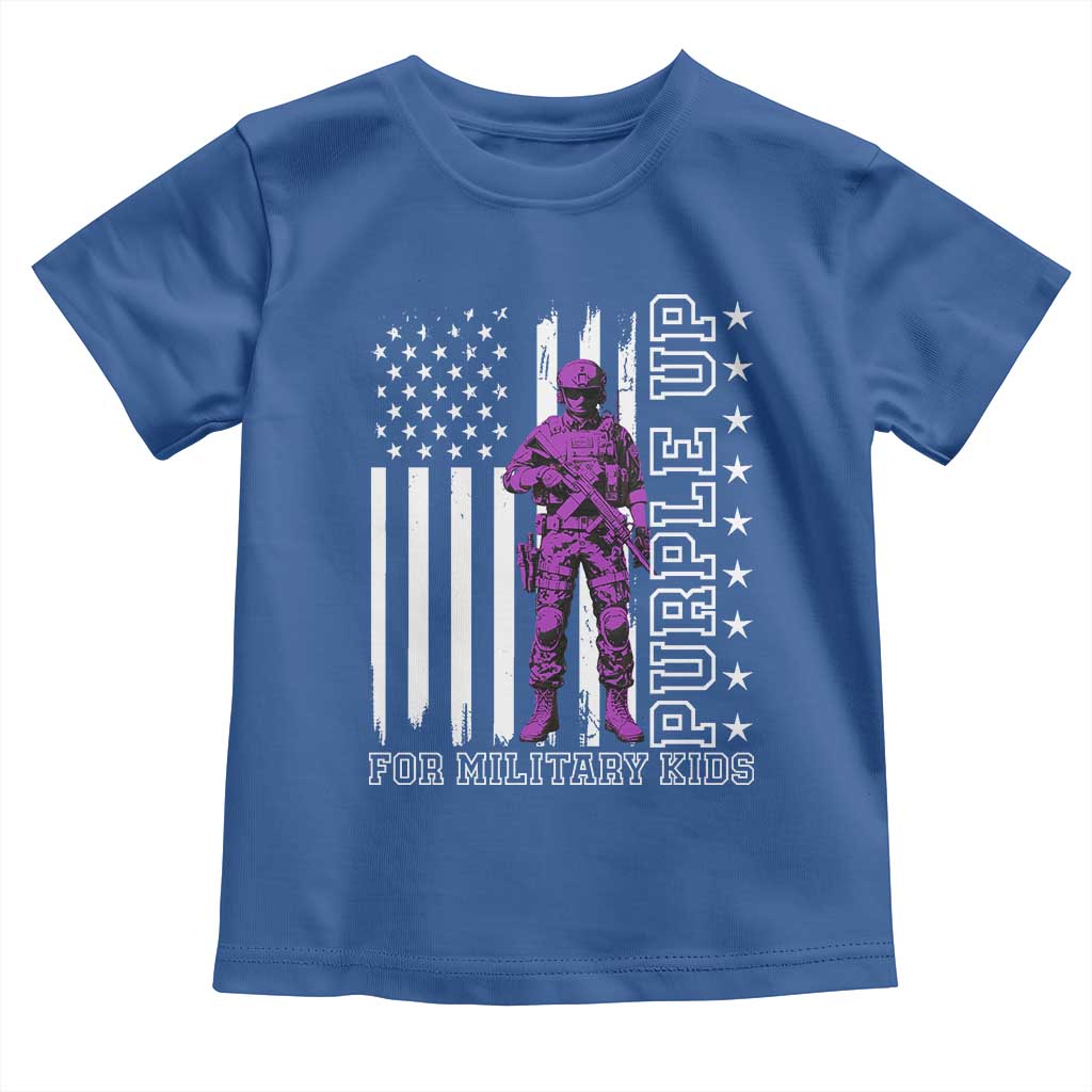 Purple Up For Military Kids Toddler T Shirt Military Child Month
