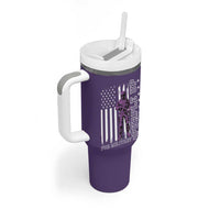 Purple Up For Military Kids Tumbler With Handle Military Child Month