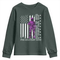 Purple Up For Military Kids Youth Sweatshirt Military Child Month