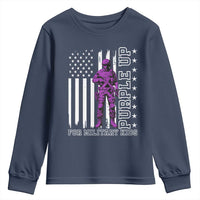 Purple Up For Military Kids Youth Sweatshirt Military Child Month