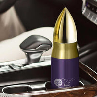 Purple Up For Military Kids Bullet Tumbler Brave Enough To Bloom Wherever We Land Month of Military Child