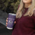 Purple Up For Military Kids Tumbler Cup Military Child Month Dinosaur American Flag