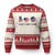 Funny Foxtrots Delta Tangos Ugly Christmas Sweater American Flag Peace Sign Heart Sunflower - Wonder Print Shop
