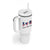 Funny Foxtrots Delta Tangos Tumbler With Handle American Flag Peace Sign Heart Sunflower
