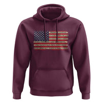Spanish Pledge of Allegiance USA Flag Vintage Patriotic Graphic Hoodie American Patriot Promesa de Lealtad