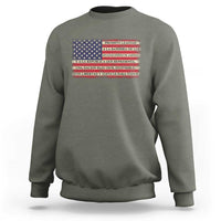 Spanish Pledge of Allegiance USA Flag Vintage Patriotic Graphic Sweatshirt American Patriot Promesa de Lealtad