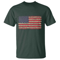 Spanish Pledge of Allegiance USA Flag Vintage Patriotic Graphic T Shirt American Patriot Promesa de Lealtad