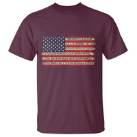 Spanish Pledge of Allegiance USA Flag Vintage Patriotic Graphic T Shirt American Patriot Promesa de Lealtad