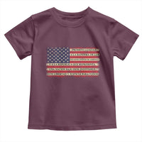 Spanish Pledge of Allegiance USA Flag Vintage Patriotic Graphic Toddler T Shirt American Patriot Promesa de Lealtad